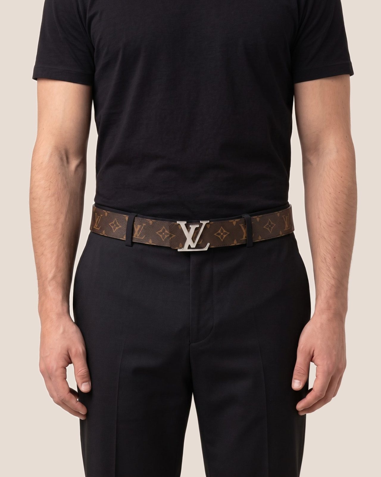 CF9 – Louis Vuitton pas Monogram s srebrno zaponko - slika 2