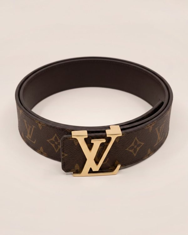 CF10 – Louis Vuitton pas Monogram s polirano zlato zaponko