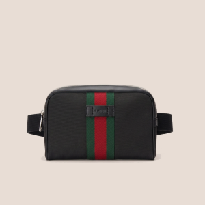 Gucci torbica za pas z navpičnim Web trakom