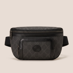 Gucci torbica za pas GG, temno siva