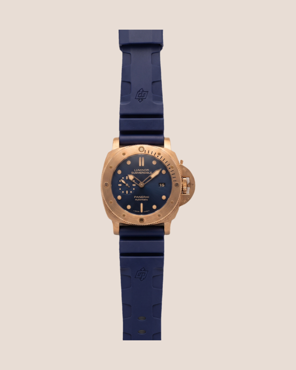 Panerai Luminor Submersible Bronzo z modro številčnico