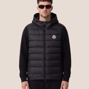 Moncler mat brezrokavnik s kapuco