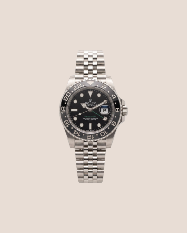 Rolex GMT-Master II s črno lunetko in Jubilee zapestnico