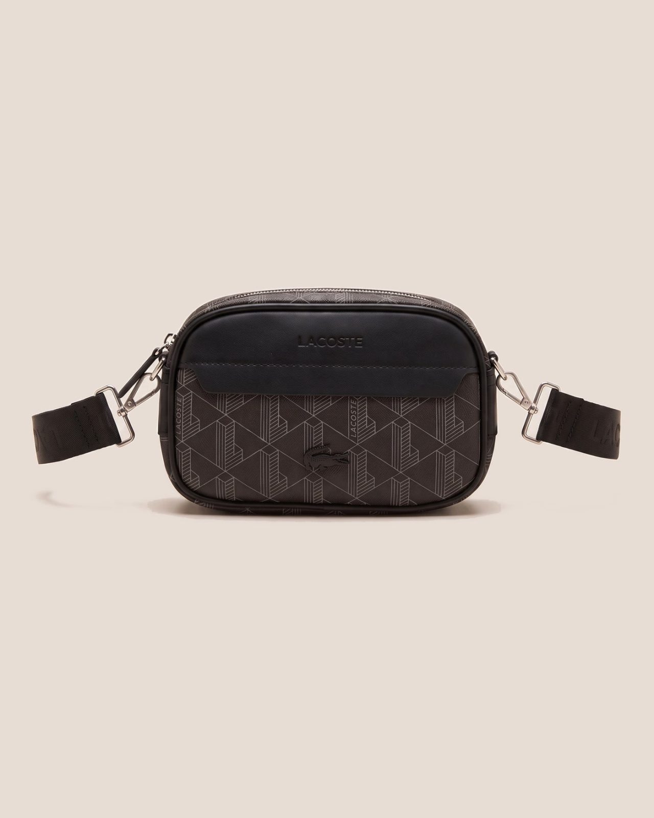 Lacoste torbica čez ramo z monogramom - slika 3