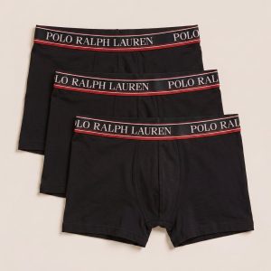 BOX 21 · Polo Ralph Lauren bokserice z rdečo črto – komplet 3 kosov