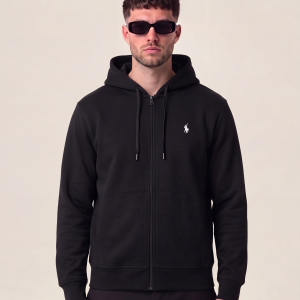 Ralph Lauren pulover s kapuco na zadrgo
