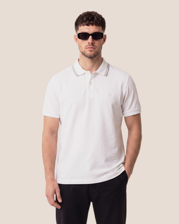 Burberry polo majica s karo obrobo