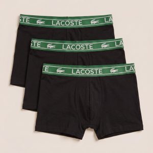 BOX 19 · Lacoste bokserice z zelenim pasom – komplet 3 kosov