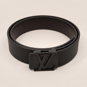 CF12 – Louis Vuitton črn usnjen pas