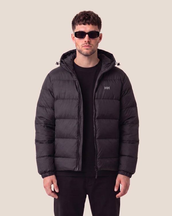 Helly Hansen črna puhovka s kapuco