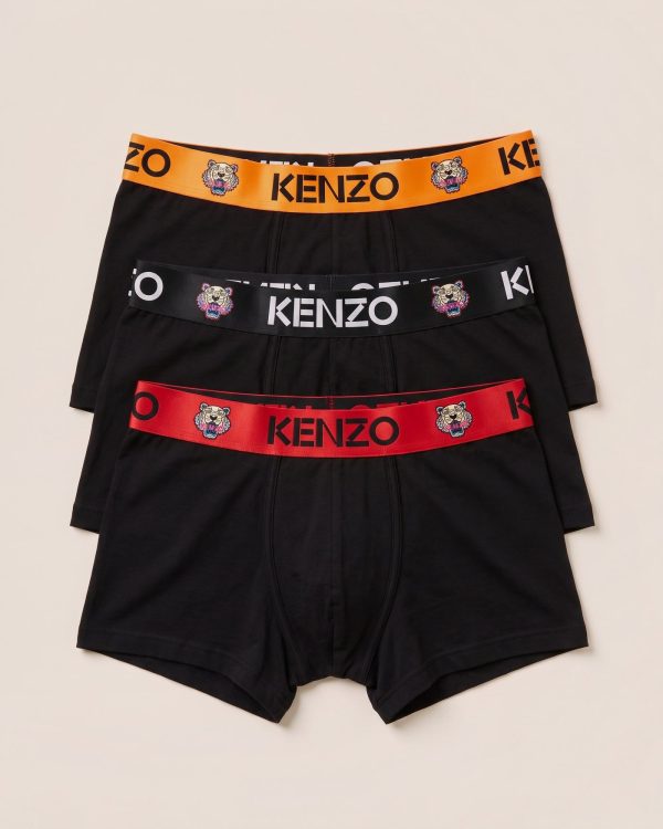 BOX 22 · Kenzo bokserice v treh barvah – komplet 3 kosov