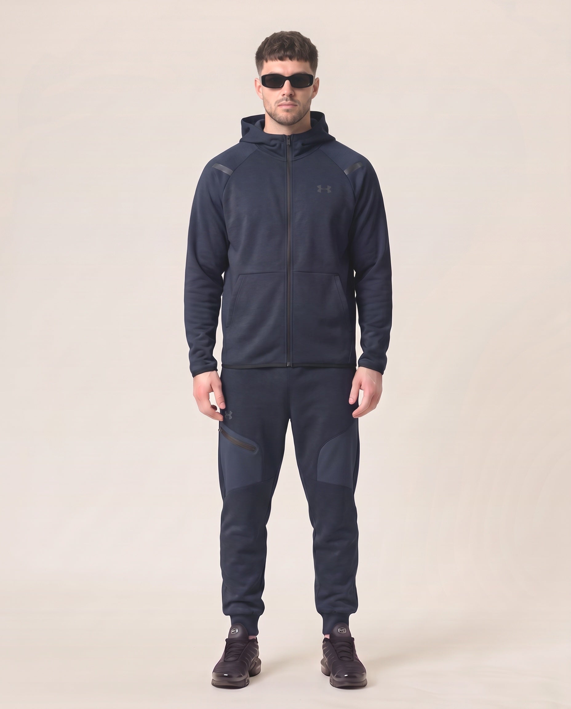Under Armour enobarvna tech fleece trenirka - slika 2