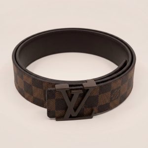 CF2 – Louis Vuitton pas Damier Ebene s temno rjavo zaponko