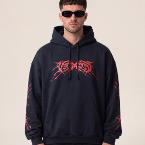 Vetements kapucar Gothic Logo