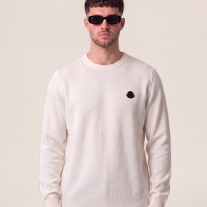 Moncler pleteni pulover z znakom