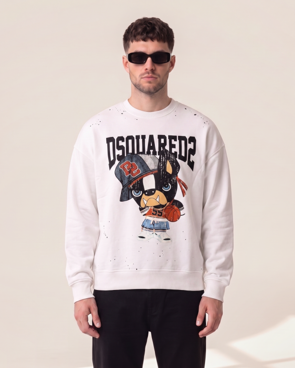 Dsquared2 pulover z buldogom