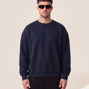 Hugo Boss pulover z vtisnjenim napisom