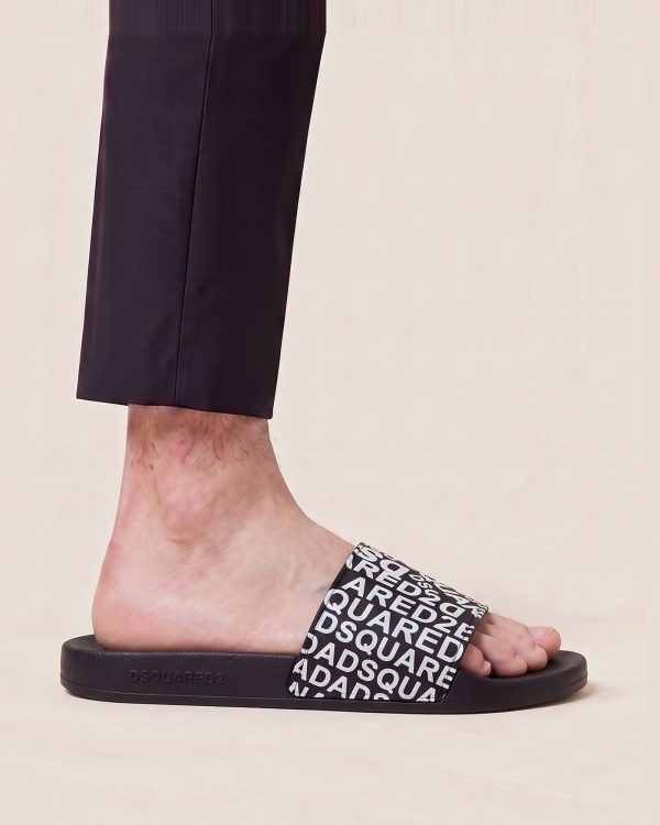 Dsquared2 natikači z all-over napisom