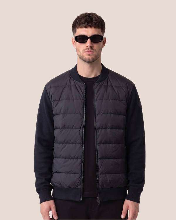 Moncler puhovka s pletenimi rokavi