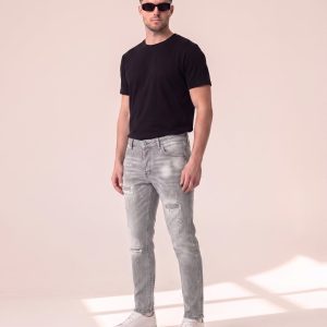 K12 – Dsquared2 svetlo sive oprane kavbojke