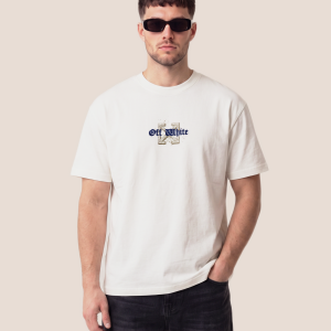 Off-White bela z zajčkom