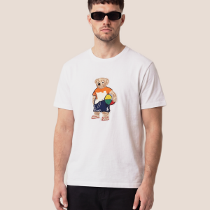 Polo Ralph Lauren bela z medvedkom z žogo