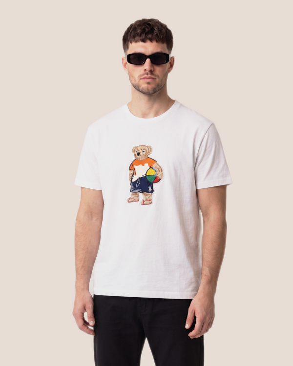 Polo Ralph Lauren bela z medvedkom z žogo