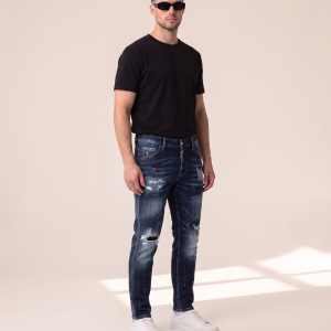 DSQ4 – Dsquared2 kavbojke z raztrganinami in packami