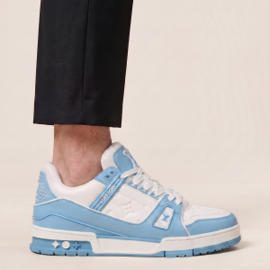 Louis Vuitton LV Trainer superge svetlo modre