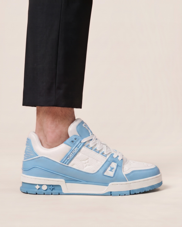 Louis Vuitton LV Trainer superge svetlo modre