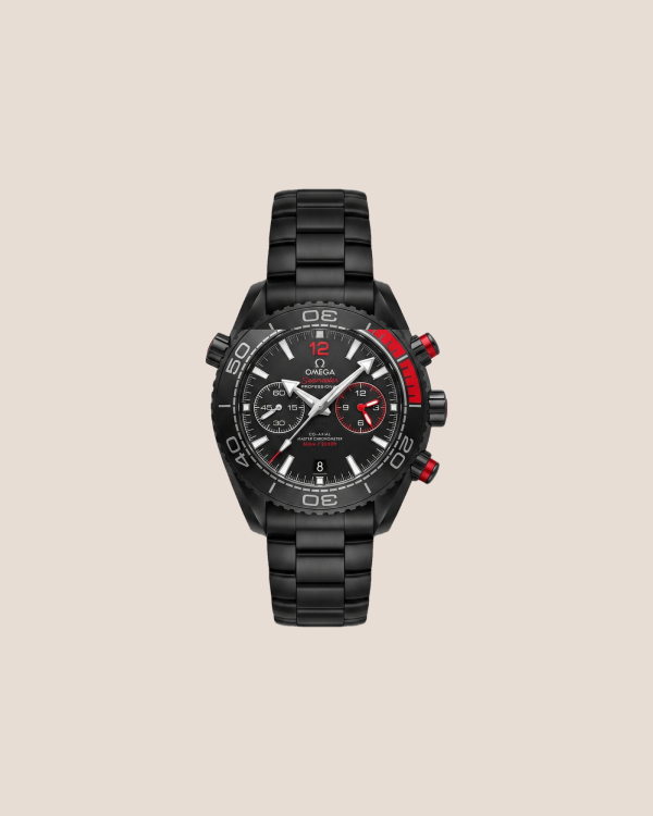 Omega Seamaster Planet Ocean kronograf v črni keramiki