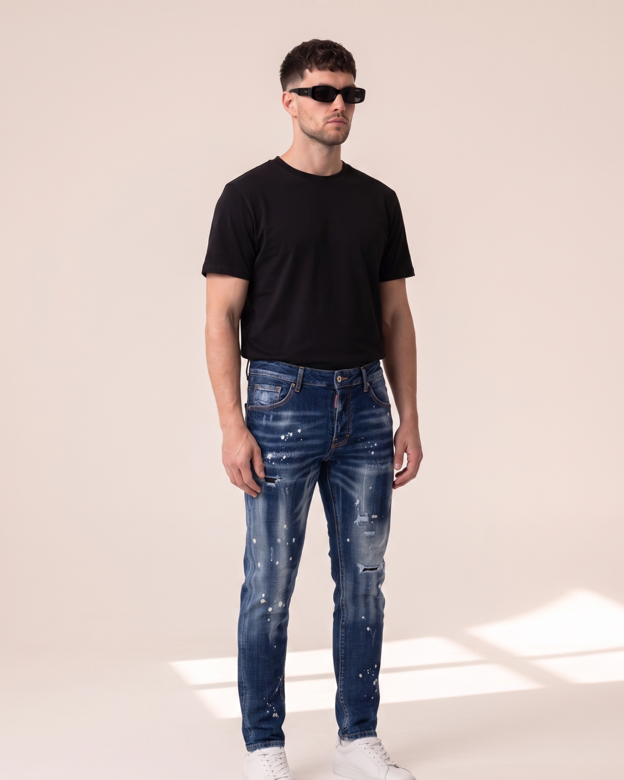 DSQ2 – Dsquared2 kavbojke z barvnimi packami