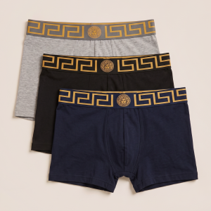 BOX 9 · Versace bokserice z grškim vzorcem – komplet 3 kosov